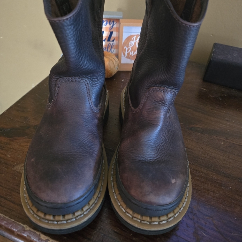 Ga Boots Great Kids Brown Leather Boots